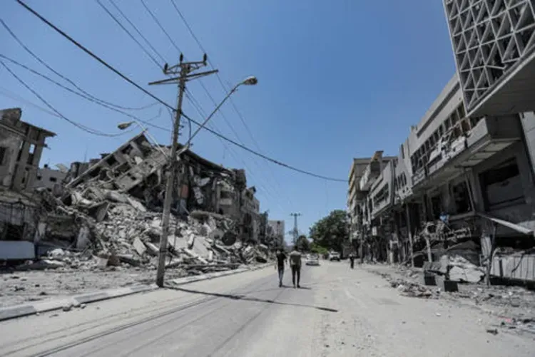 Les bâtiments détruits par les frappes aériennes dans la bande de Gaza/ Mohammed Hinnawi/UNRWA