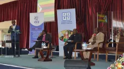 Les membres du Zimbabwe Heads of Christian Denominations (ZHOCD) lors d'une conférence de presse à Harare en 2019. Crédit : ZHOCD / 