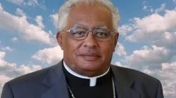 Feu Mgr Macram Max Gassis, premier évêque catholique du diocèse d'El Obeid au Soudan, décédé aux États-Unis le 4 juin 2023. / 