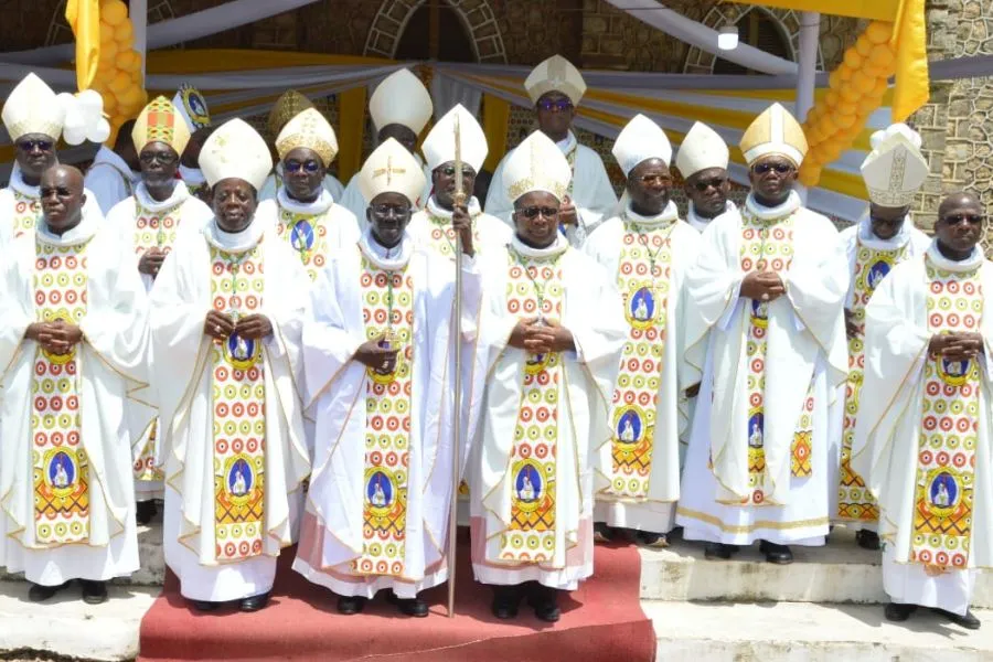 Les membres de la Conférence épiscopale de Côte d'Ivoire (CECCI). Crédit : CECCI
