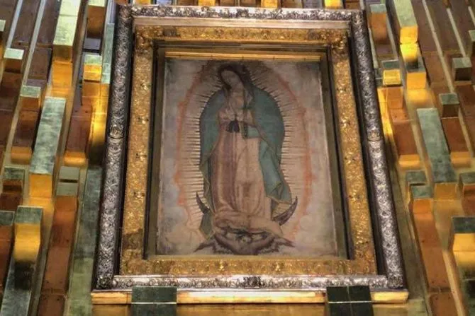 L'image de Notre-Dame de Guadalupe à Mexico, Mexique. | David Ramos/CNA