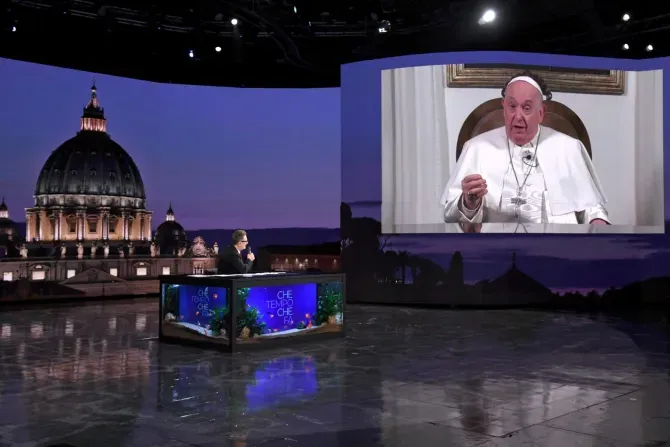 Le pape François participe à l'émission Che Tempo Che Fa le 14 janvier/ | NOVE
