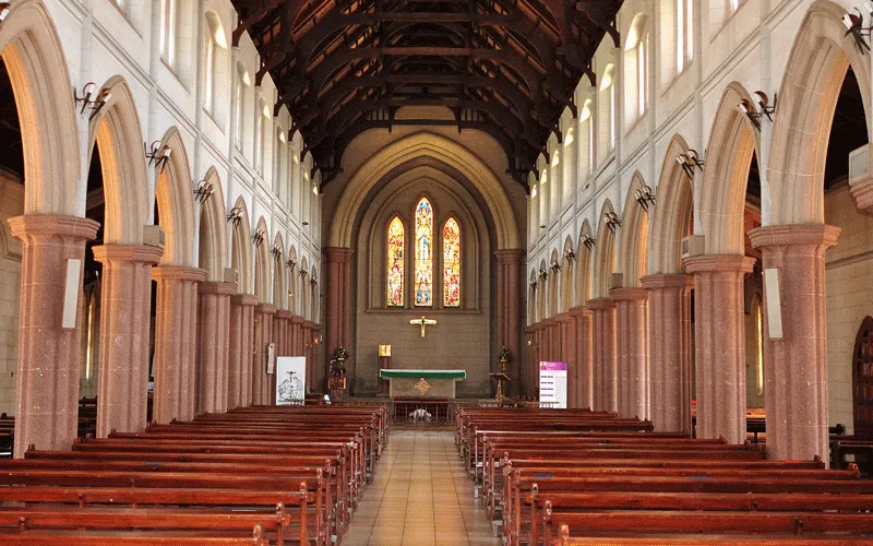 La basilique Sainte-Marie dans l'archidiocèse de Bulawayo au Zimbabwe. Domaine public.